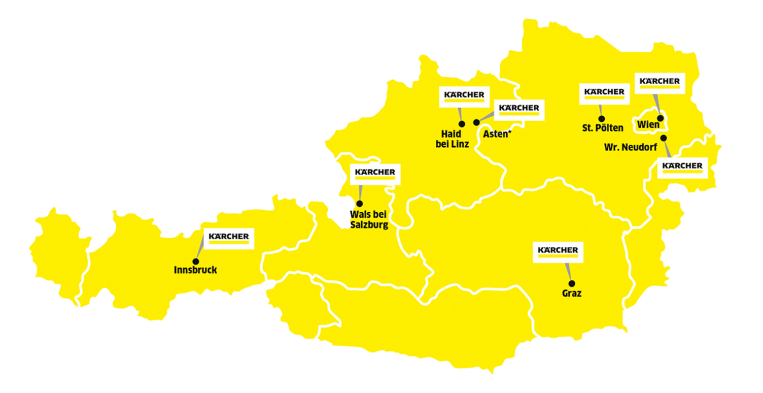 Kärcher Standorte Österreich Kärcher Standorte Österreich