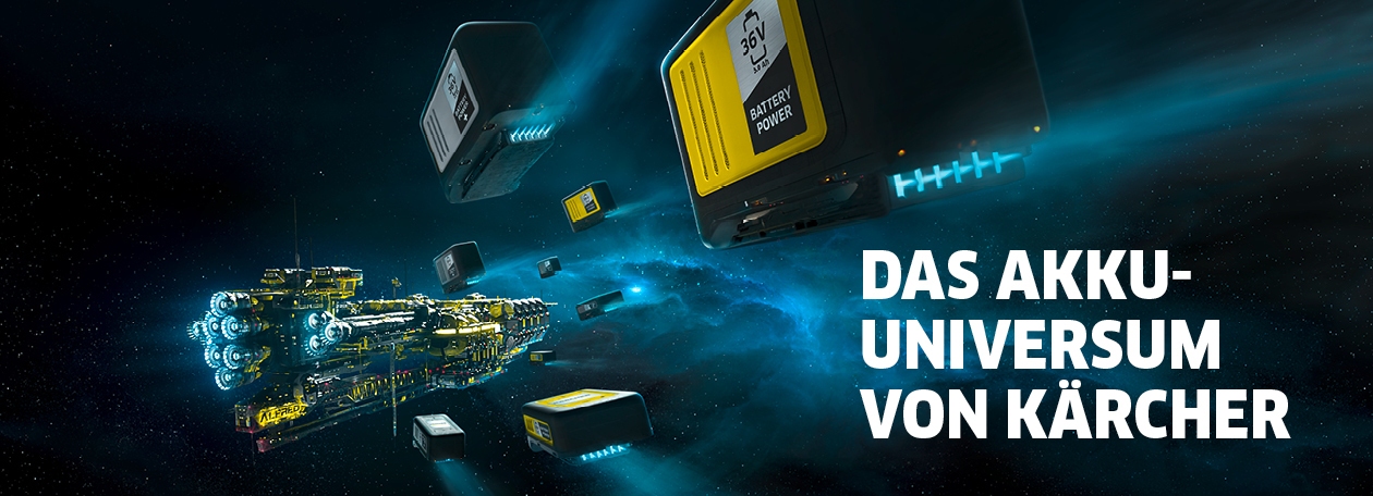 Akku-Plattform Akku Universum 18 V und 36 V