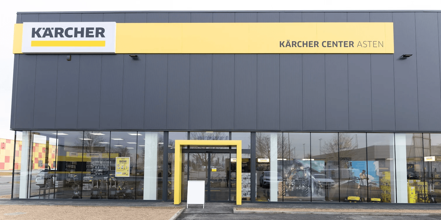Kärcher Center Asten Eingang Außen