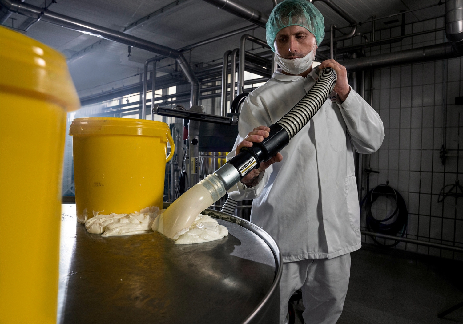 Kärcher Industriesauger in der Lebensmittelindustrie