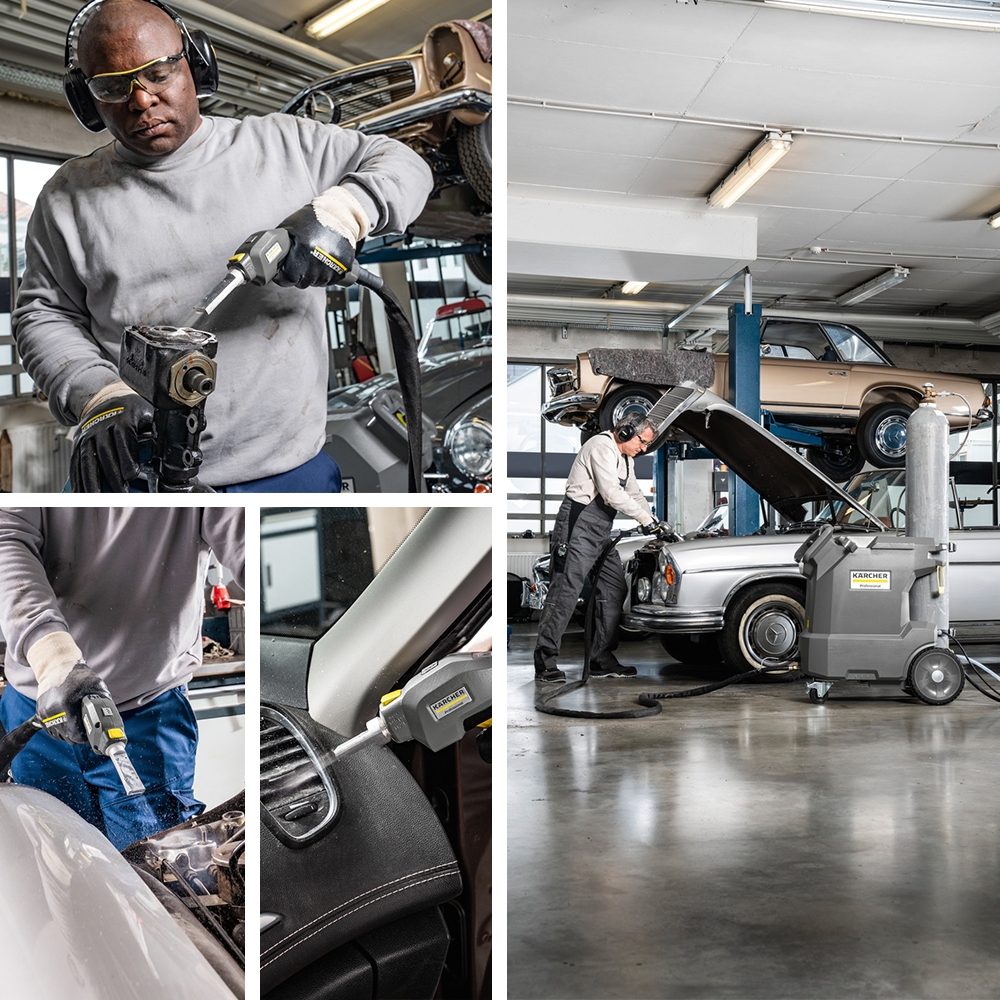 Kärcher Trockeneisstrahlgerät IB 10/8 L2P für die Automobilbranche