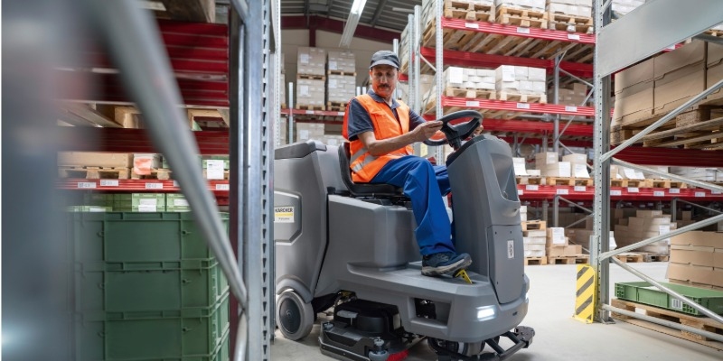Scheuersaugmaschine im Lager Kärcher Scheuersaugmaschine im Lager