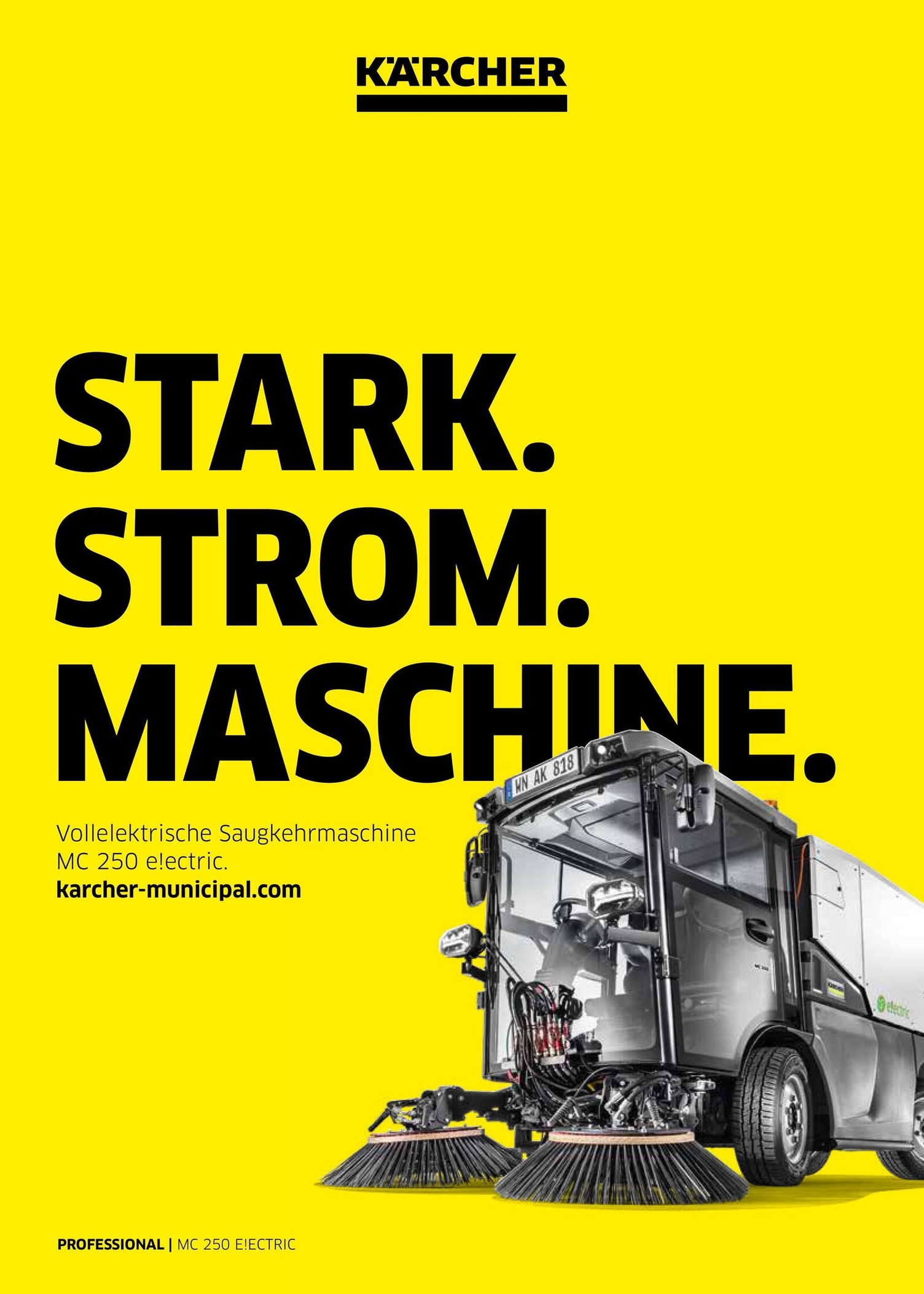 Stark. Strom. Maschine. Stark. Strom. Maschine.