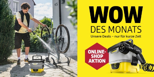 Onlineshop Aktion WOW des Monats Juli