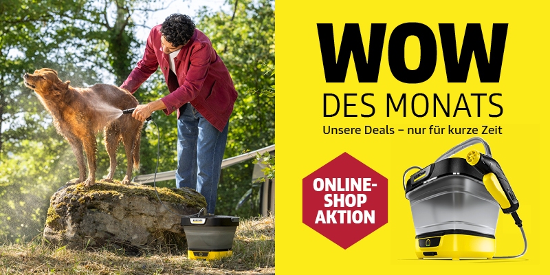 Aktionsbanner Onlineshop - Wow des  Monats: unsere Deals für kurze Zeit