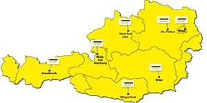 Österreich Karte klein