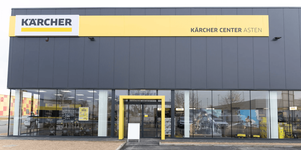 Kärcher Center Asten Eingang Außen