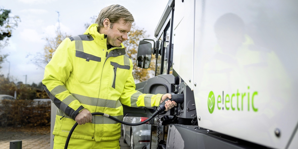 Kärcher MC 250 Ladevorgang