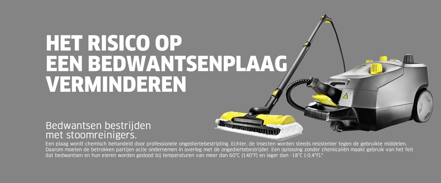 Stoomreinigers Stoomreinigers tegen bedwantsen