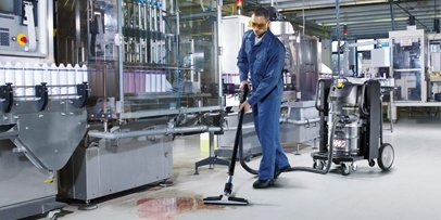 Industriezuiger voor de chemische industrie