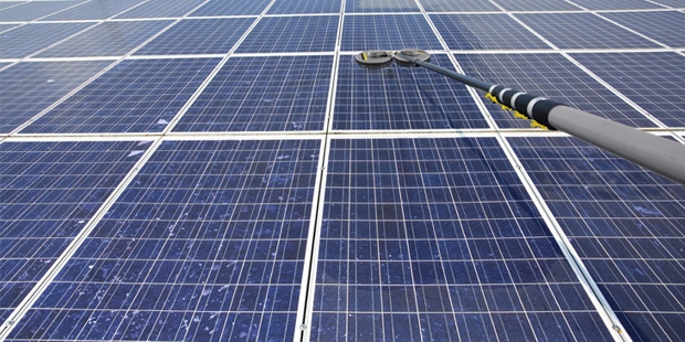 Professionele hogedrukreiniger voor zonnepanelen
