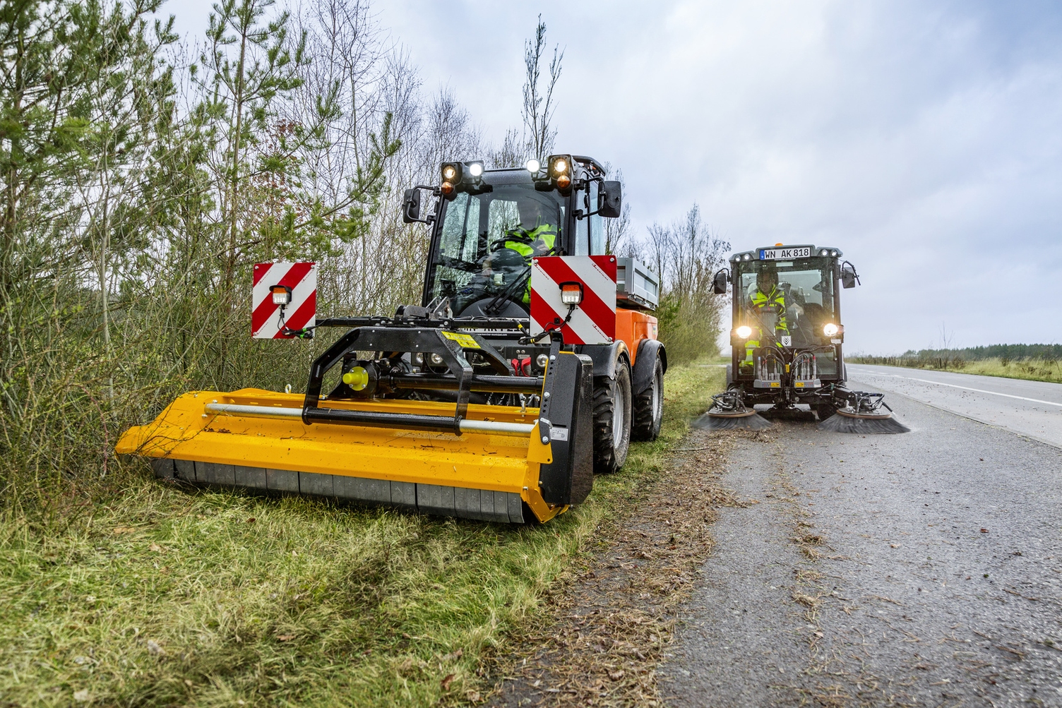 Kärcher toont multifunctionele straatveegmachine op Municipalia