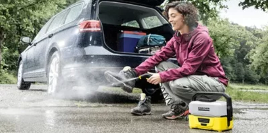 laarzen reinigen met mobile outdoor cleaner