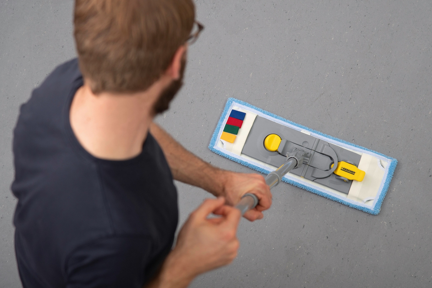 PVC en linoleum reinigen met een Kärcher mop