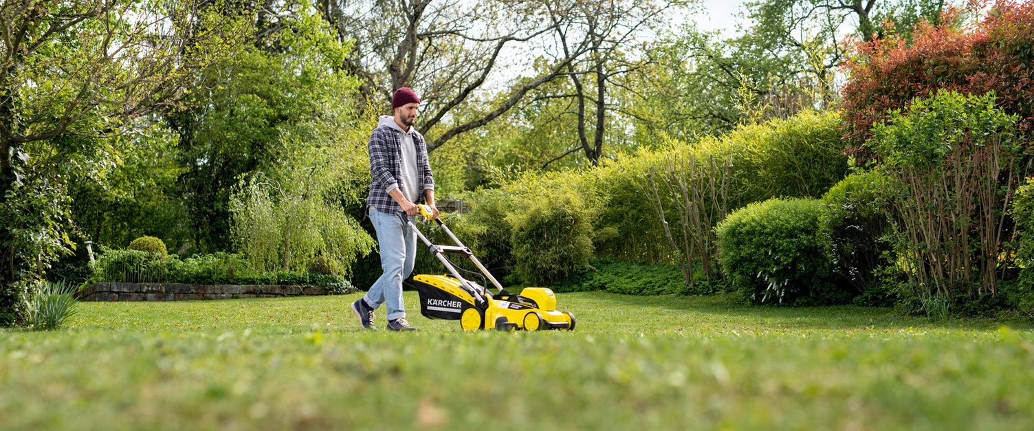 Het gras maaien met de tips en tricks van Kärcher
