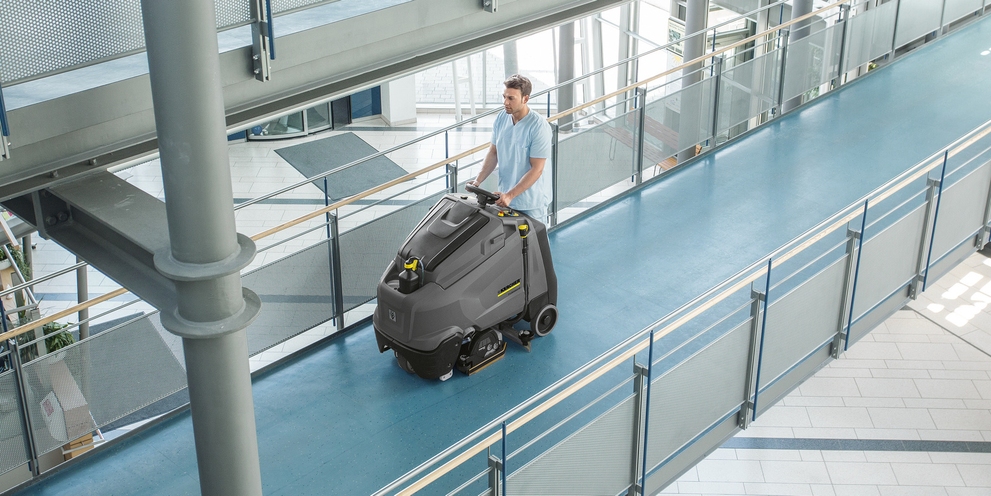 Step-on schrob-/zuigmachines van Kärcher
