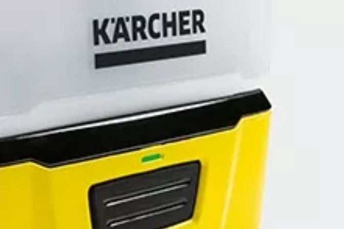 zijaanzicht van een mobile outdoor cleaner
