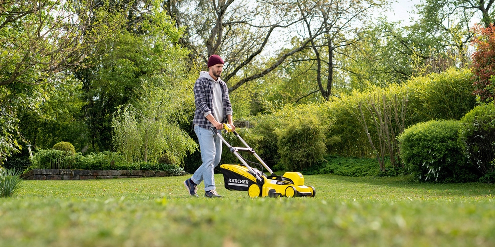 Het gras maaien met de tips van Kärcher