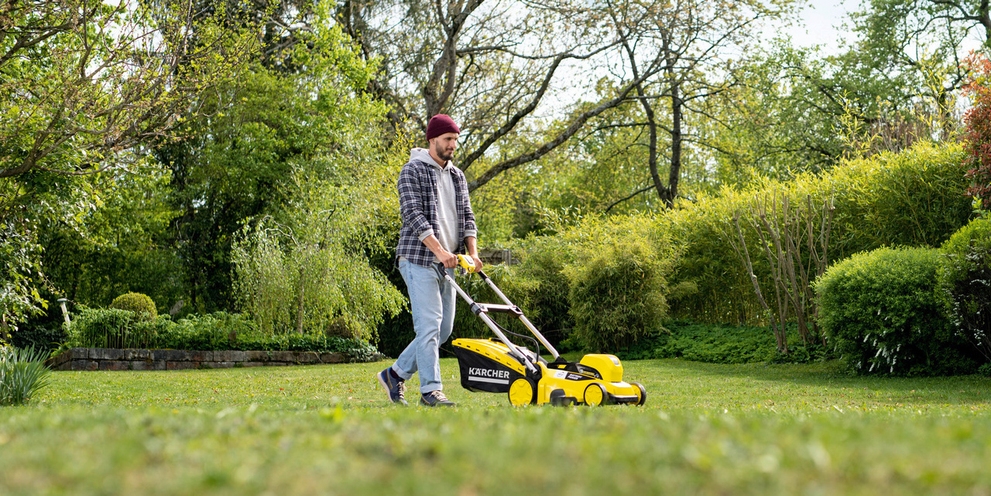 Het gras maaien Tips van Kärcher voor het maaien van het gras