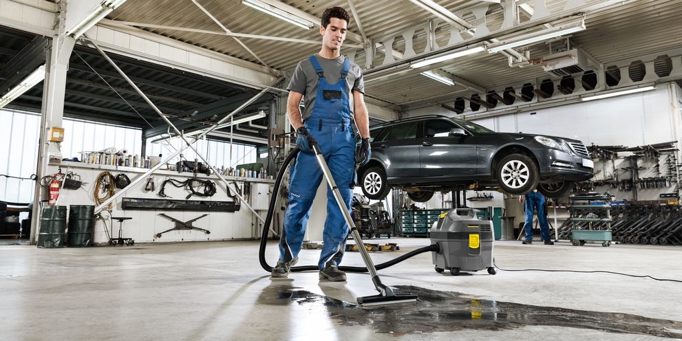 Werkplaats reinigen