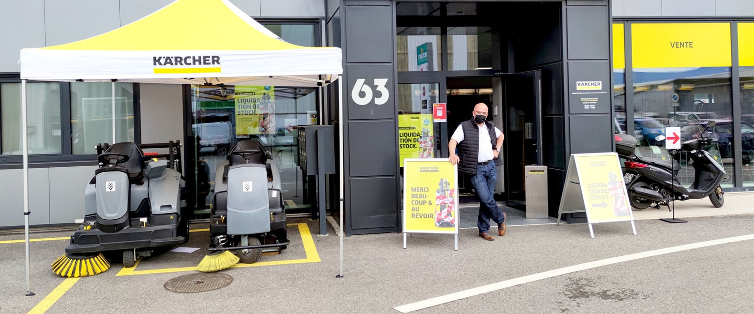 LAGERABVERKAUF 2021 im Kärcher Center Genève
