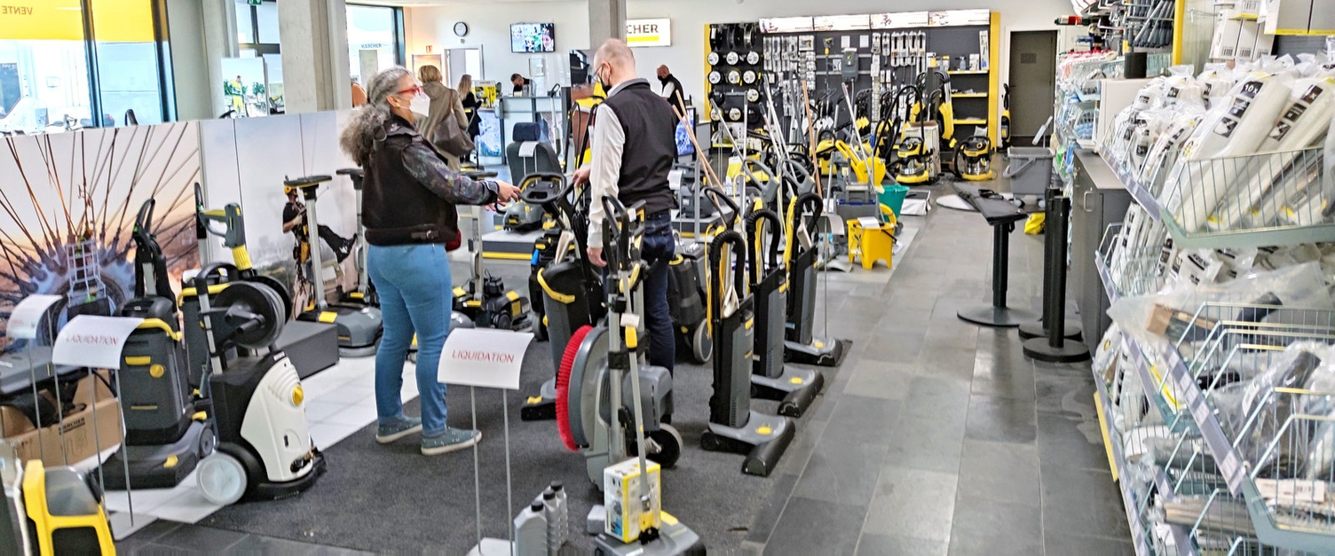 LAGERABVERKAUF 2021 im Kärcher Center Genève
