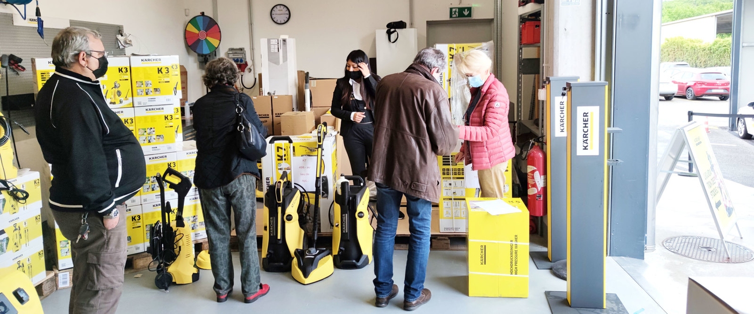 LAGERABVERKAUF 2021 im Kärcher Center Genève
