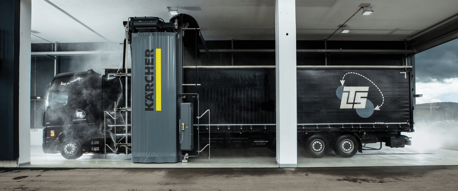 Stations de lavage Kärcher pour poids-lourds Stations de lavage Kärcher pour poids-lourds
