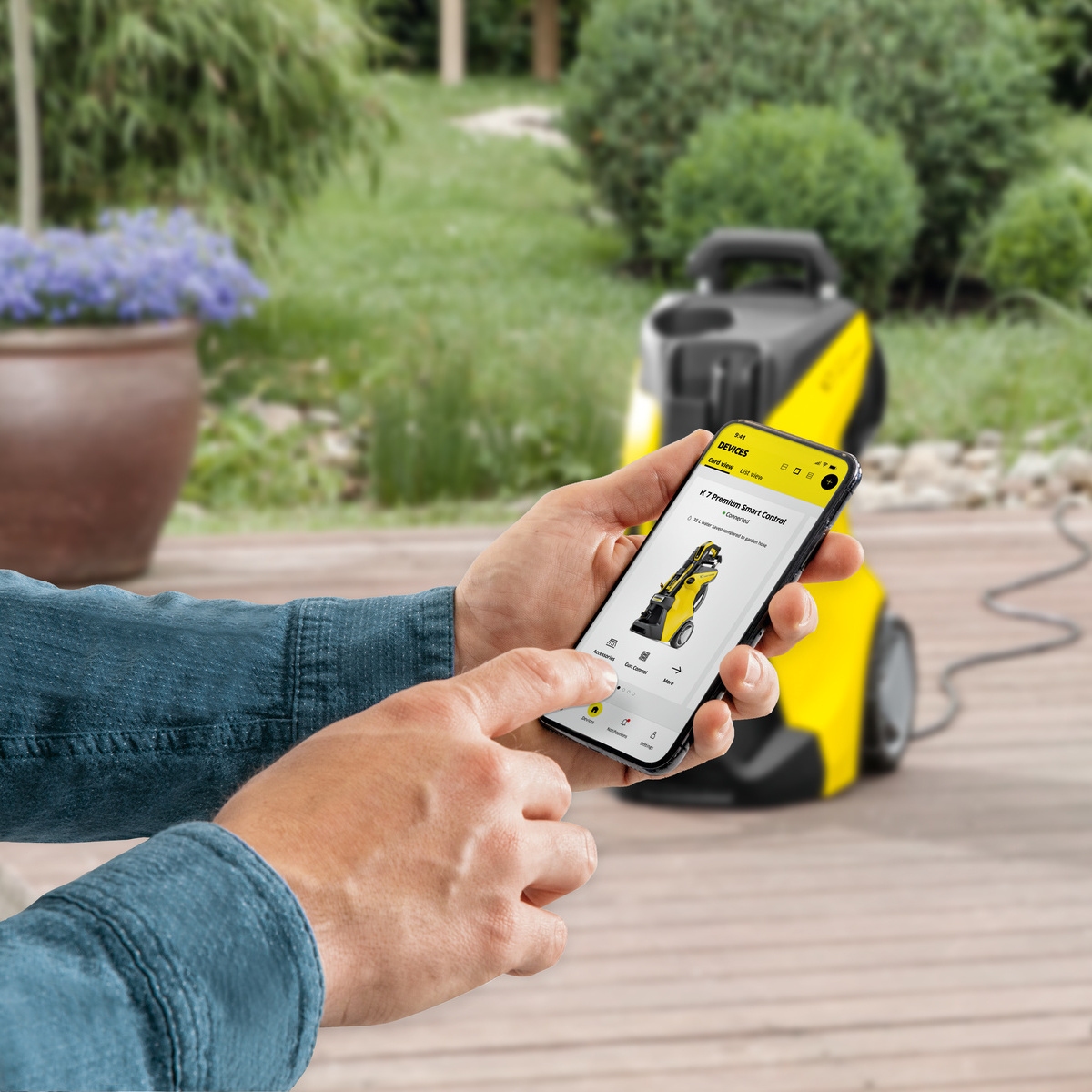 Die Kärcher Home & Garden App macht dich zum Reinigungsexperten