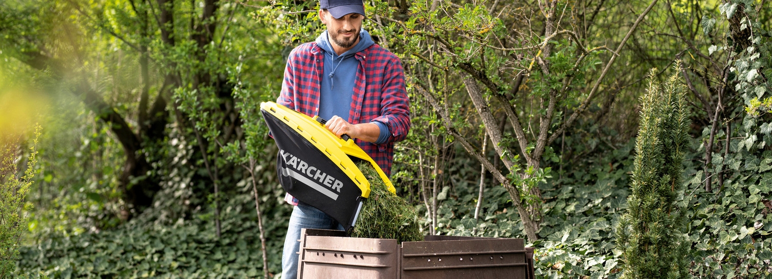 Déchets de jardinage Conseil de Kärcher: Possibilités d’utilisation des déchets de jardinage