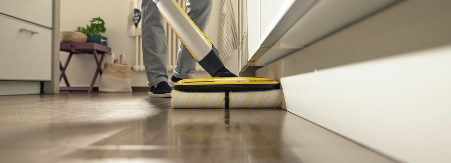 Nettoyer plus rapidement avec les nettoyeurs de sols de Kärcher