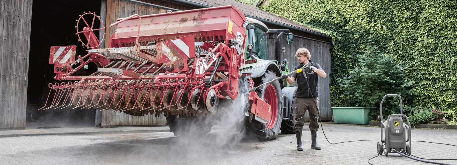 Reinigungslösungen von Kärcher für alle landwirtschaftlichen Betriebe