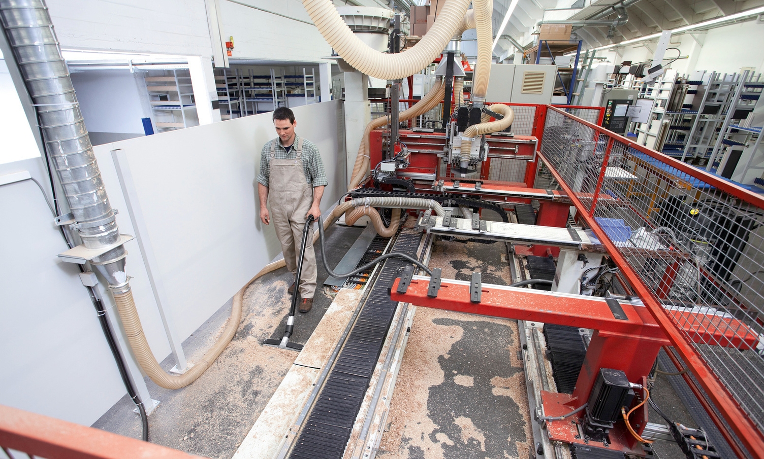 Aspirateurs industriels Kärcher dans la transformation du bois
