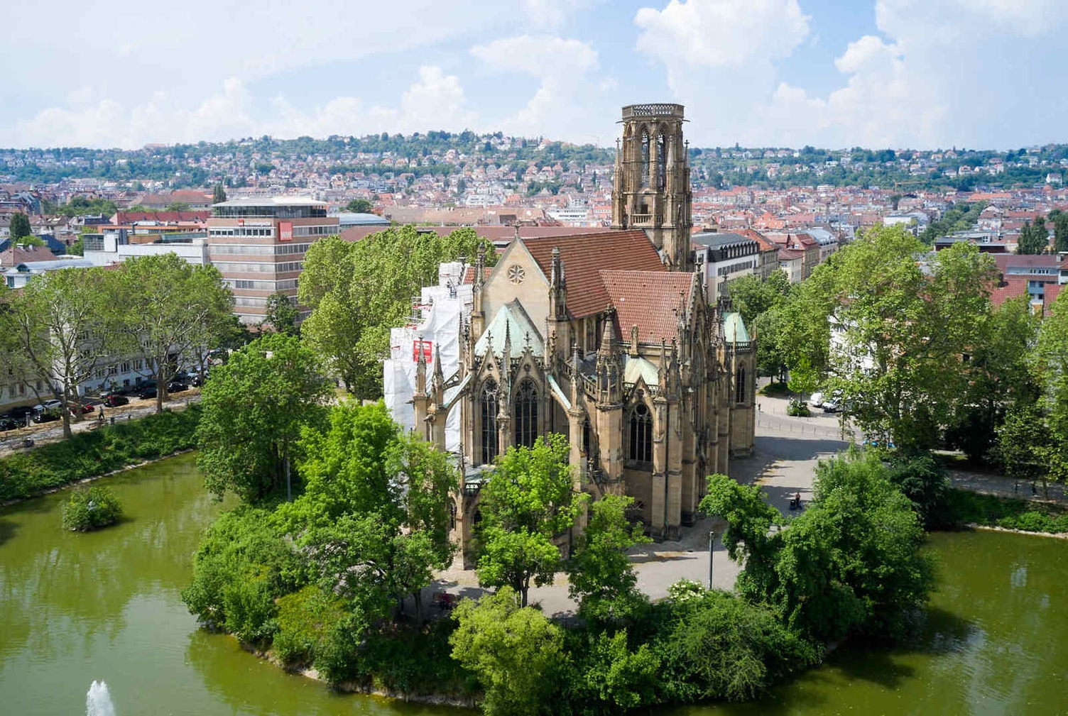 Johanneskirche am Feuersee in Stuttgart