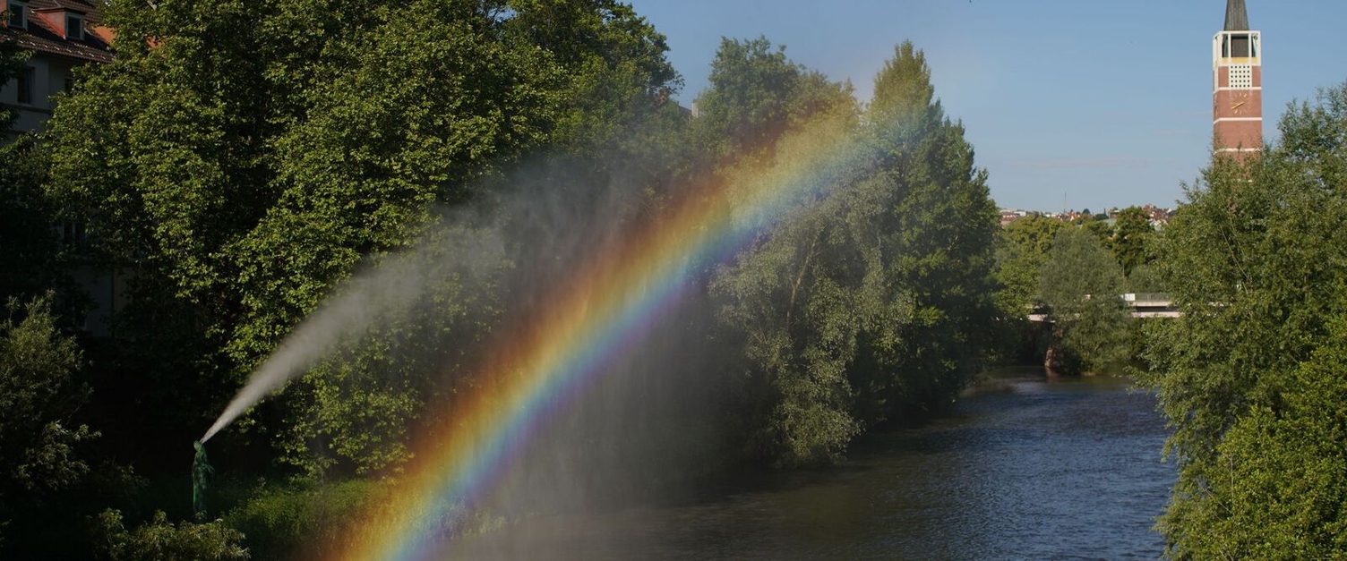 Regenbogen dank der Hochdruckreiniger von Kärcher in Pforzheim Regenbogen dank der Hochdruckreiniger von Kärcher in Pforzheim