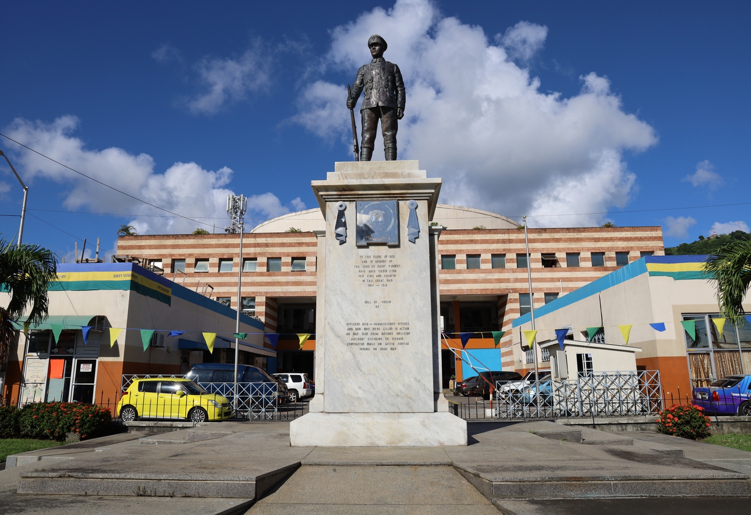 Cenotaph auf St. Vincent