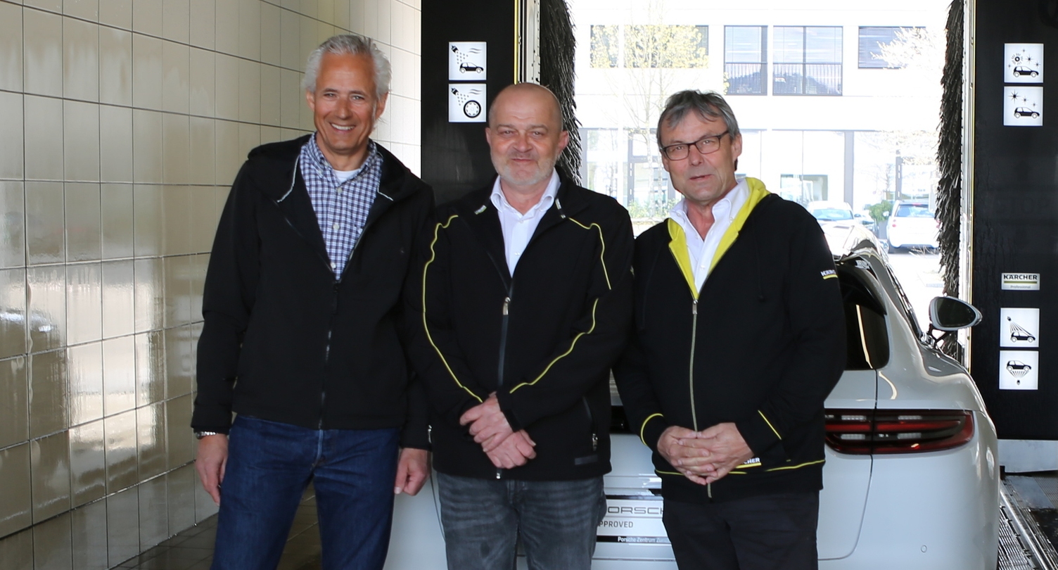 Alex Schelling avec Marcel Beljean et Michael Hagen