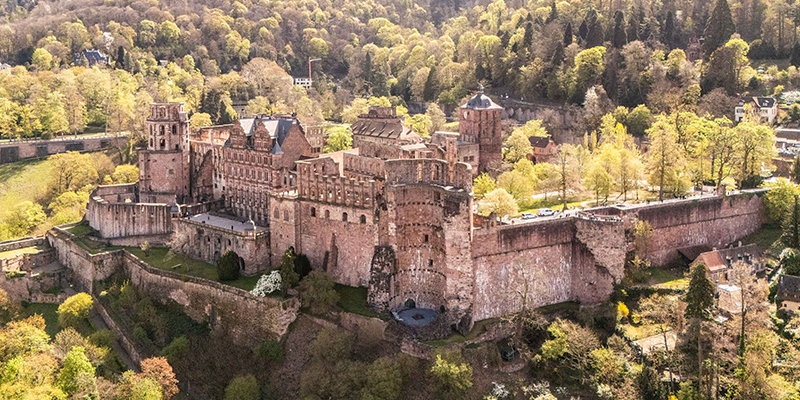 Spezialreinigung im Heidelberger Schloss