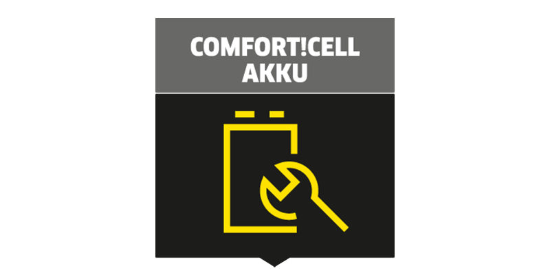 Batterie Lithium-Ion Comfort!Cell efficace Profitez d'une liberté de mouvement maximale grâce à une autonomie de batterie.