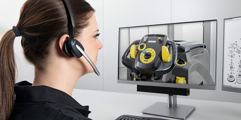 Assistance vidéo en direct Kärcher