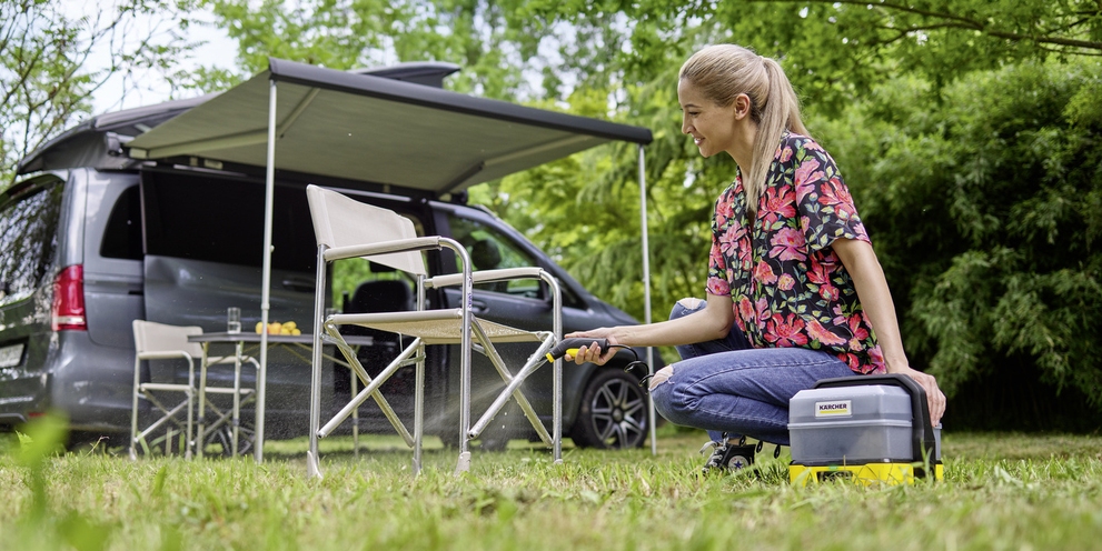 Camping-Zubehör reinigen Camping-Zubehör reinigen