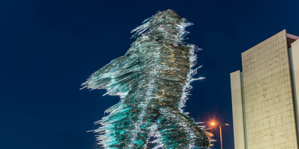  Glasskultpur Dromeas – Athen, Griechenland