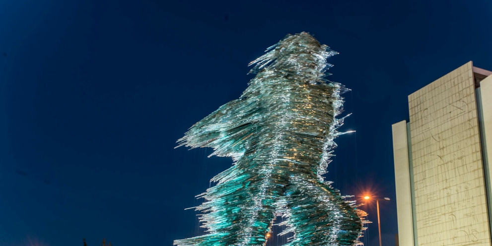Glasskultpur Dromeas – Athen, Griechenland