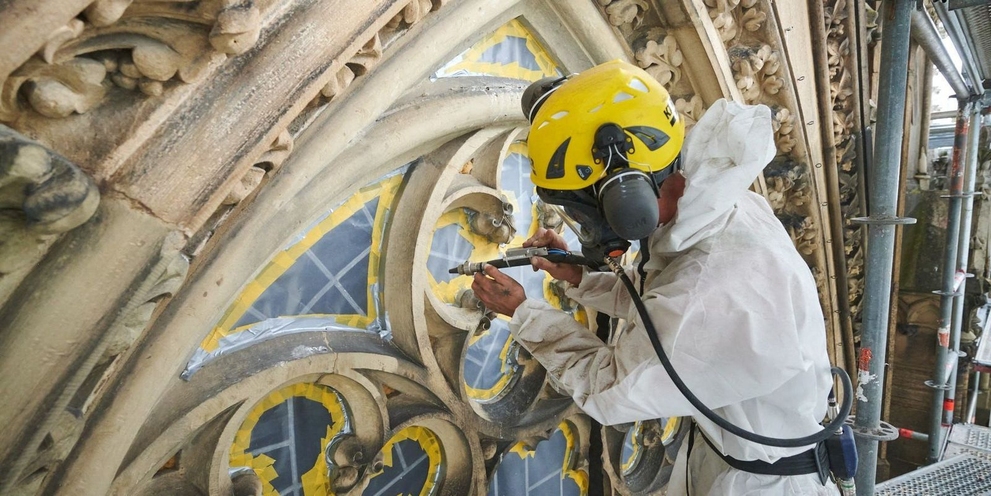 Kärcher reinigt die Johanneskirche in Stuttgart