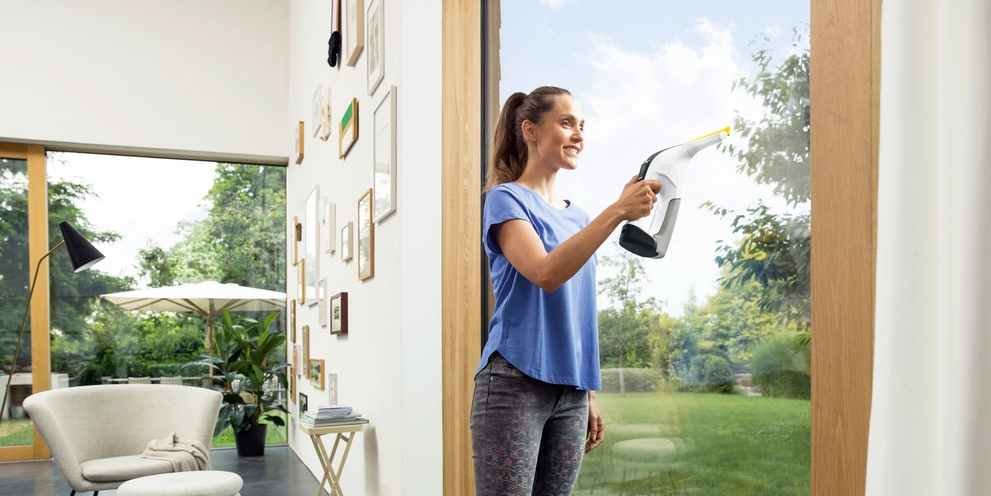 Fenster Reinigen mit dem Kärcher WV 6