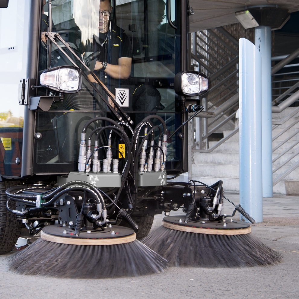 La protection anti-collision protège les brosses La protection anti-collision protège les brosses