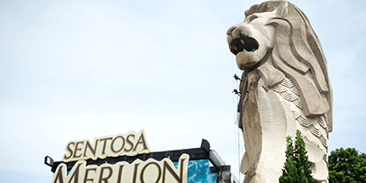 Merlion-Statue - Singapur Merlion-Statue - Singapur