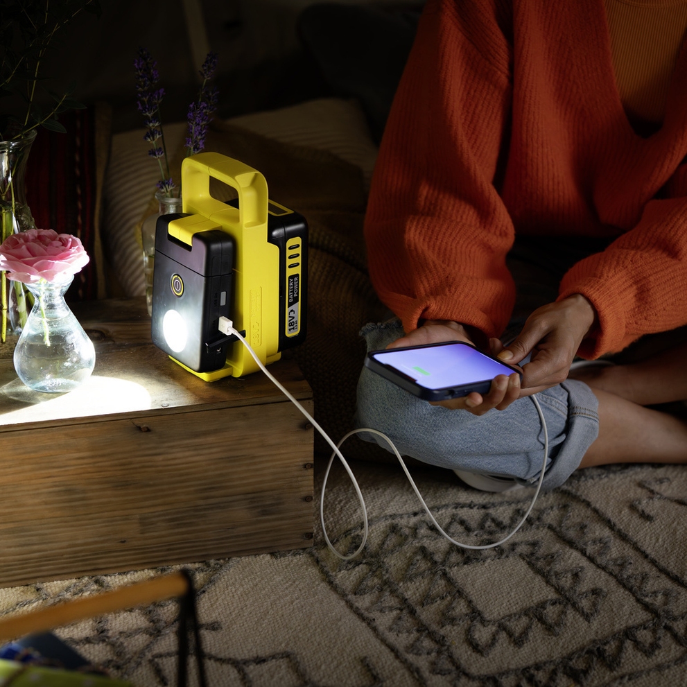 Akku-Lampe Powerbank Funktion Akku-Lampe Powerbank Funktion