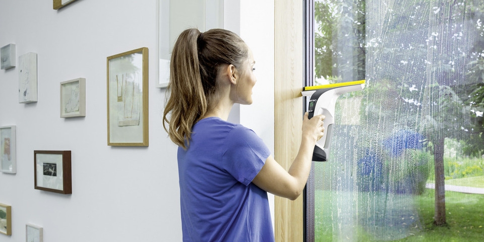 Fensterputzen Fensterputzen mit Kärcher Tipps