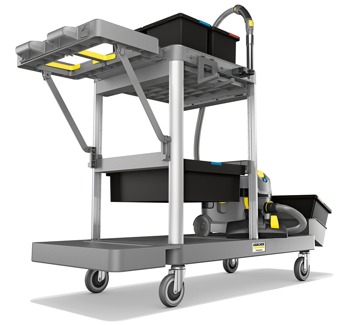 Der neue flexible Kärcher FlexoMate Reinigungswagen